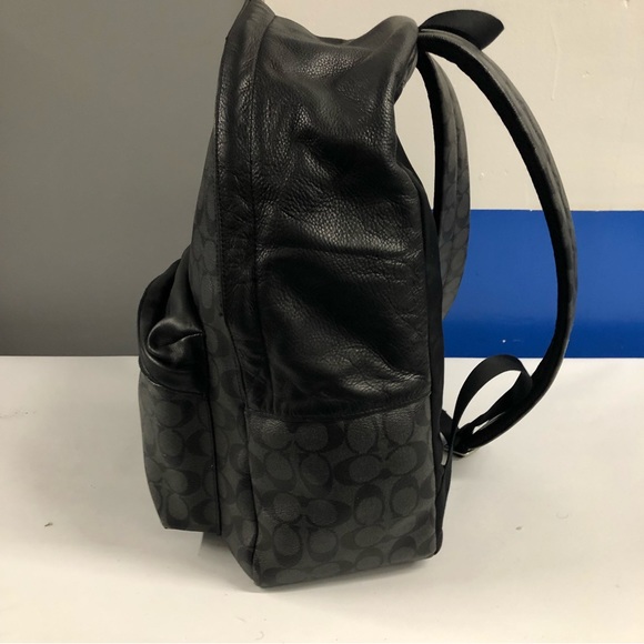 Coach men’s backpack black and gray - Picture 4 of 15